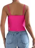 Moda mujer flecos sin mangas Boho borla Tank Top Slim Fit Cami Halter Tops