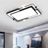 Luzes de teto sala de estar longa quadrada embutida led simples moderna lâmpada de corredor quarto criativo jantar iluminação decoração