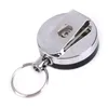 Keychains 1pc Portable Outdoor Safety Key Chain Classic Retractable Belt Clip Rope Keyring Fashion Jewelry Accessories