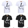 T-shirt da uomo Moda Uomo Designer T-shirt Camicia estiva Crane Stampa Alta qualità Hip Hop Uomo Donna Manica corta T-shirt Taglia Lol Dh2Bf