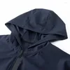 Survêtements pour hommes crème solaire coréenne été mince respirant papa d'âge moyen veste de course en plein air glace soie loisirs costume de sport séchage rapide