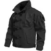 Herrenjacken Motorradjacke Stehkragen Multi Pocket Hochwertige Outdoor-Wander- und Bergsteigeragent Tactical