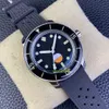 GSF 5008 Watch Cal.1131 Średnica ruchu 40,3 mm naturalna guma Pasek stalowy szafir krystaliczny szklany szklany wyświetlacz Luminous