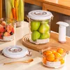 Storage Bottles Convenient Vacuum Fresh-keeping Food Container With Hand Pump Airtight Jar Box Sealed Preservation Kitchen Accessories