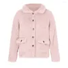 Damen Pelz Frauen Teddy Mantel Faux Sherpa Fleece Flauschige Strickjacke Vintage Revers Jacke Hohe Qualität Winter Warm