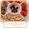 Dinnerware Sets 6 Pcs Nordic Powder Party Serving Trays Plastic Fruit Candy Storage Plate Sorting Platter Dried