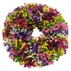 Dekorative Blumen Frühling künstliche Girlande 40 cm Wanddekoration vorne Gypsophila für Urlaub Fenster Festival Tür