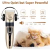 Hundepflege Haustier Katzen Haarschneidemaschine Elektrische Hundeschermaschine Wiederaufladbare Tiere Pflege Haarschnitt Cutter Rasierer Trimmer Set Professionelle 230707