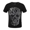 22SS Herr T-shirt designer PP Skull Diamond t-shirt Kortärmad Dollar Brun björn Märke O-hals hög kvalitet Skulls PP2114 toppar