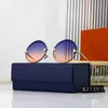 Мода Lou Top Cool Sunglasses Новое живое питание осла круглая легкая роскошная одежда моды с оригинальной коробкой