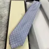 2023 Nya män slipsar Fashion Silk Tie 100% Designer Slyckor Jacquard Classic Woven Handmade slips för män Bröllop Casual and Business Slips med original Box G6