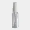 Bottiglie di stoccaggio 100pcs Bottiglia di plastica trasparente Pompa per lozione 30ML 50ML Contenitore per imballaggio cosmetico Spray