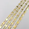 5 meter lot vergulde plaat ketting link sieraden bevindingen kettingen in bulk roestvrijstalen markering DIY voor ketting armband vrouwen accessoires fitting 3,5 mm breed