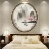 خلفيات الزهور الصينية والطيور المناظر الطبيعية جدارية خلفية FORS غرفة المعيش