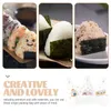 Servies Sets 50 Stuks Japan Gebak Zakken Wegwerp Onigiri Wrapper Bulk Japanse Chocolade Decoratie Plastic Driehoek Wrappers