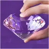 Arts And Crafts Huge 100Mm Crystal Glass Diamond Paperweight Quartz Home Decor Fengshui Ornaments Birthday Wedding Party Souvenir Gi Dhlec