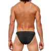 Mannen Badmode Sexy Side Hollow Out Heren Bikini G String Nylon Sneldrogende SwimThong Mannelijke Effen Pad Push Up strand Surfen Badpak 230707