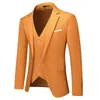 Мужские костюмы Blazers Casual Men Business Slim Slim Fit Thin Tops Кнопка сплошной 11 цветов с длинным рукавом осень -пружина формальная одежда