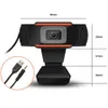 HD Webcam Web Camera 30fps 480P720P1080P Fotocamera per PC Microfono fonoassorbente Registrazione video USB per computer PC portatile