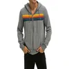 Kapuzenpullover, Designer-Herren-Designer-Kapuzenpullover, Regenbogen-Sweatshirts, Taschen-Reißverschluss, Damen-Paar-Sweatshirt, Sweat-Shirt, Luxus-Kapuzenpullover für Damen, Schwarz, Weiß, Regenbogen