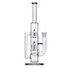 CCG Gilded Bongs Bongs Acqua di vetro con giuntura per 18,8 mm di pinna