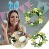 Dekorativa blommor Julkranstimer påsk Vårimitation ägg Dekorationsdesign inomhus DIY bilgrill