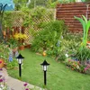 Solar Garden Stake Lights Light Waterproof Lamp Auto On/Off Outdoor For Yard