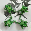 Boucles D'oreilles Grenouille Verte Femme Personnalisé Mignon Animal Boucles D'oreilles Sans Trous D'oreille Clip Femmes Bijoux