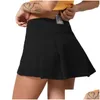 Acessórios de pesca L-22 Saia de tênis plissada Feminina Roupas de ginástica Esportes Shorts Feminino Corrida Fitness Dança Ioga Roupa íntima Praia Bicicleta Dhawn