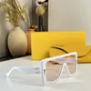 Mode Lew Sunglasses Designer Designer Men's and Women's Square Glasses Beach zonnebrandcrème zonnebril 40106