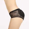 Women's Shapers Lace Thin Style With Hip Lifting Underpants Increase Pad Triangle Low-waisted False BuHip Buttock-up Trousers