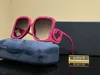 Populära Element Designer solglasögon för kvinnor och män Lyxigt mode utomhussport UV400 solglasögon Toppkvalitet Grön Röd