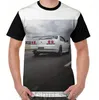 Męskie koszulki z krótkim rękawem Barts R33 Skyline-Rolling Graphic T-Shirt męskie topy Tee damska koszula zabawny nadruk O-neck koszulki z krótkim rękawem