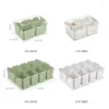 Storage Bottles Kitchen Seasoning Box Eight-section Bit Combination Pack Spice Organizer Plastic Household