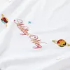 Men's T Shirts Embroidery Planets Stars Tees Streetwear Harajuku Casual Short Sleeve Tshirts Mens Hip Hop Fashion Summer Tops Shirt