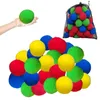 Sand Play Water Fun 50pcs Reusable Water Balls Absorbent Cotton Splash Balls For Kids Water Balloons Fight Accessories For Pool Trampoline Beach 230707