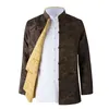 Männer Jacken Langarm Reversible Traditionelle Chinesische Kleidung Tang Anzug Top Frühling Männer Seide Stickerei Jacke Mantel Für