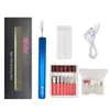 Mini Elektrische Manicure Pedicure Nail Art Tool USB Oplaadbare Nail Drill Pen