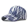 Ball Caps Vacigoden Fashion Tie-Dye Baseball Cap Мужчины женщины китайский стиль хип-хоп. Открытый спортивный спортивный хлопок регулируемый солнцезащитный