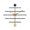 Zegary ścienne Moda Kreatywny żelazny zegar Salon Studium Spersonalizowana dekoracyjna metalowa dekoracja domu