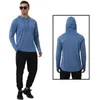 Sweats à capuche pour hommes Sweat-shirts pour hommes UPF 50 Rash Guard Maillot de bain Sweat à capuche athlétique Manches longues Pêche Randonnée Chemises d'entraînement Sweat à capuche extérieur Plage Tissu d'été 230707