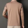 Hommes Polos Streetwear Mode Hommes Rayé Polos Printemps Automne Coton Mâle Vêtements Poches À Manches Longues Casual Lâche D'affaires Tops 230707