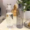 Graderad vattenkokare i glas hög utseende nivå transparent glas vattenkopp 500ml bärbar hög borosilikat enkel klassisk vattenkopp partihandel för personligt bruk