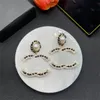 New Spring/Summer Luxury Letter C Earring Designer CCity tassels Stud Earing Women party hoop Gold Earrings Woman Accessories 7987