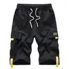 Shorts pour hommes été hommes Cargo marque court Bermudes Hombre 6XL 7XL 8XL 9XL hommes Corto Hip Hop Hiphop garçons coton décontracté adolescents Ropa