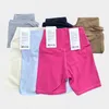 Lu Women Biker Shorts Sport High Waist Pants Fiess Gym Sportswear Cycling Yoga 15 Colors 16AL