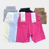 LU Women Riker Shorts Sport High Weist Pants Fiess Gym Gym Sportswear Cycling Yoga 15 Colors 16al