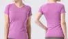 Designer New 23ss Lulus Swiftly Neueste Yoga Lululemens Womens Wear Damen Sport-T-Shirts Kurzärmelige, feuchtigkeitsableitende gestrickte, atmungsaktive T-Shirt-Weste