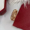 Дизайнерский кольцо Clash de Rings Устройства из нержавеющей стали 18K Rise Gold Silver Bullet Ring