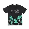 Verano para hombre camiseta Graffiti Palms Palmangel City Designer Limited Inkjet Impresión de letras para mujer Velero de manga corta Camisetas casuales 3Q # 7F8